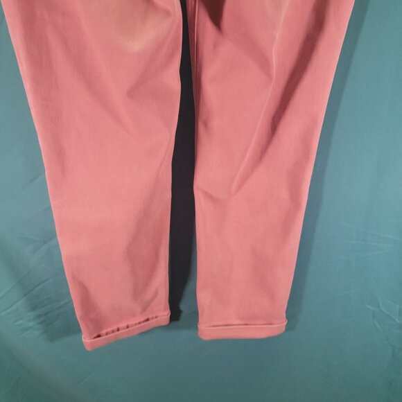 Paige Womens Pink Jogger Pants Size 25 Elastic Waist Drawstring Cotton Blend - Picture 7 of 7